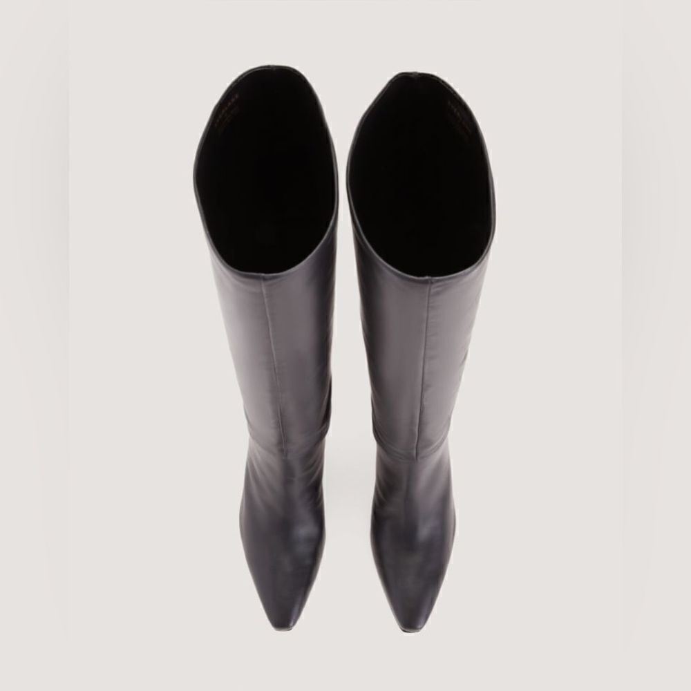 NEW Everlane The Knee-High Banana Heel Boot black - Picture 5 of 11